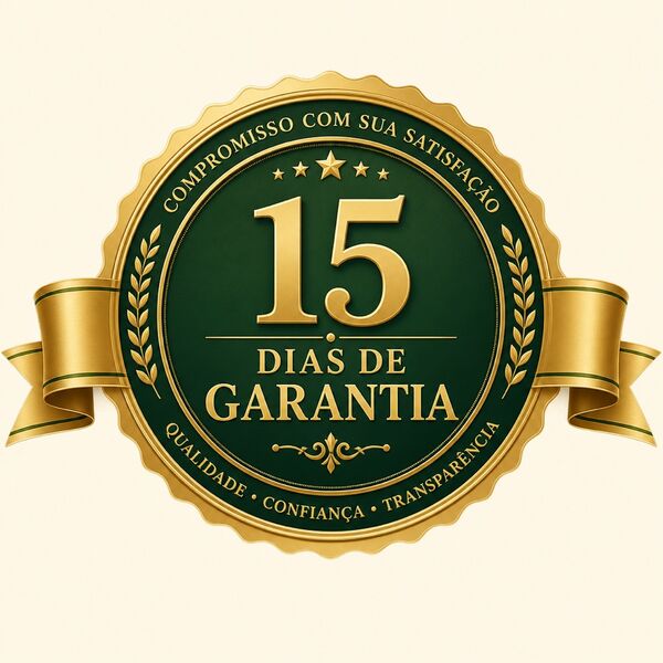 Selo de garantia de 15 dias