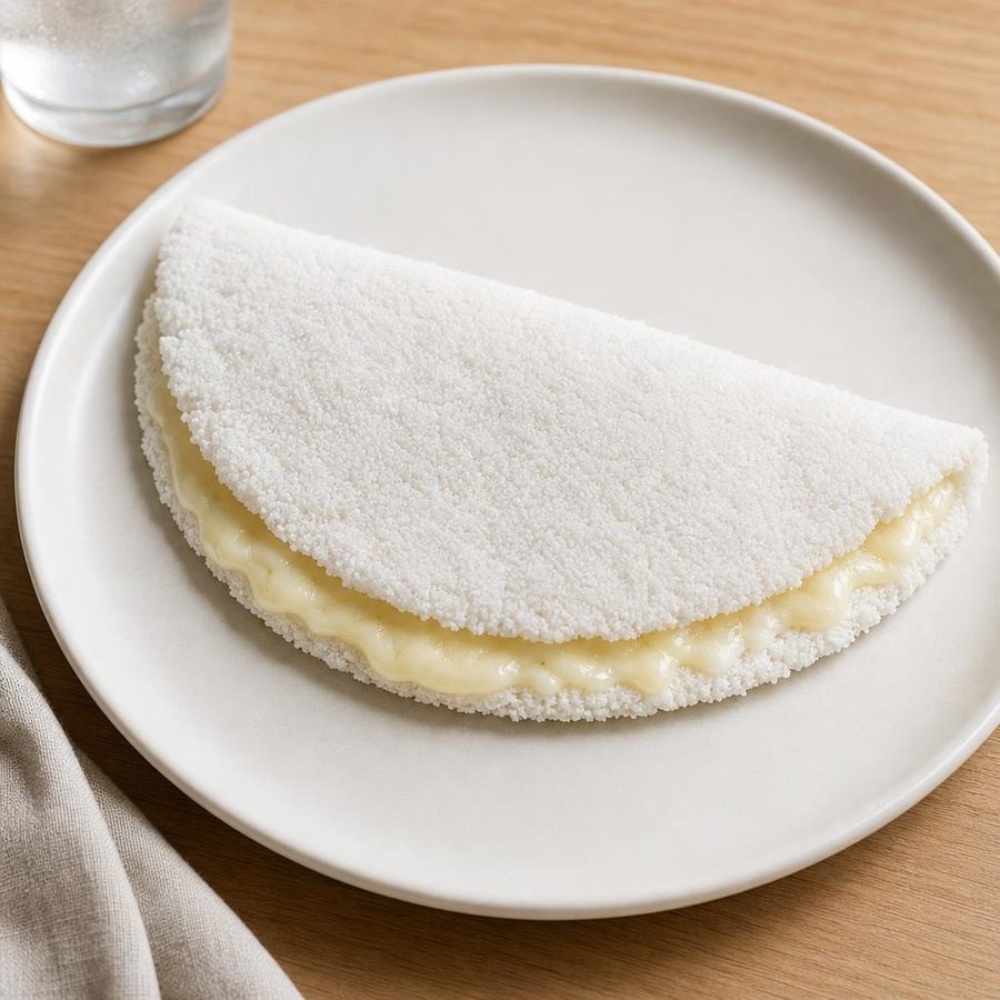 Tapioca com queijo